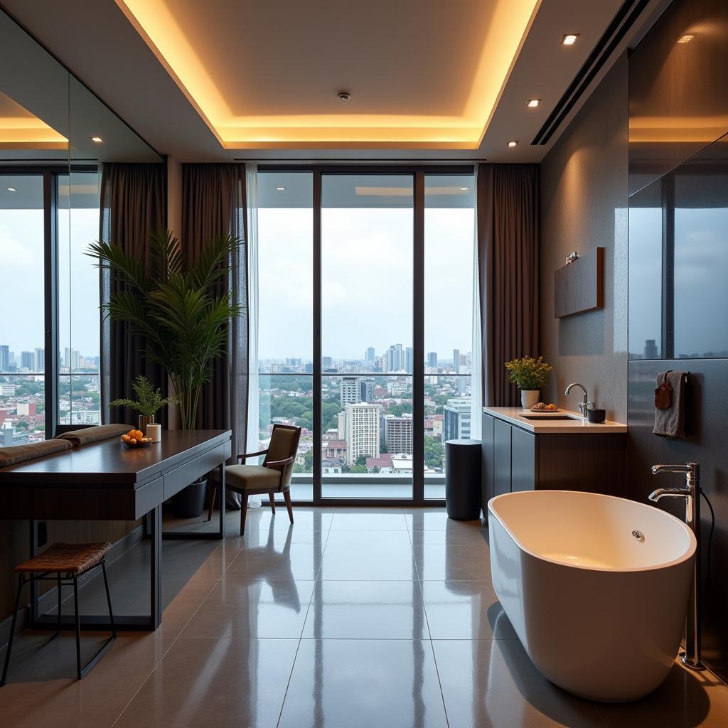 Penthouse Hà Nội view toàn thành phố