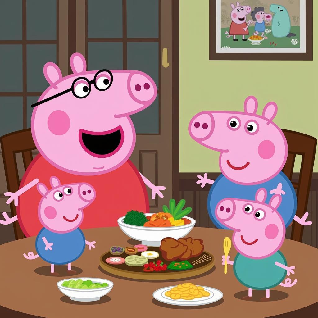 Peppa Pig và gia đình trong bối cảnh văn hóa Việt Nam