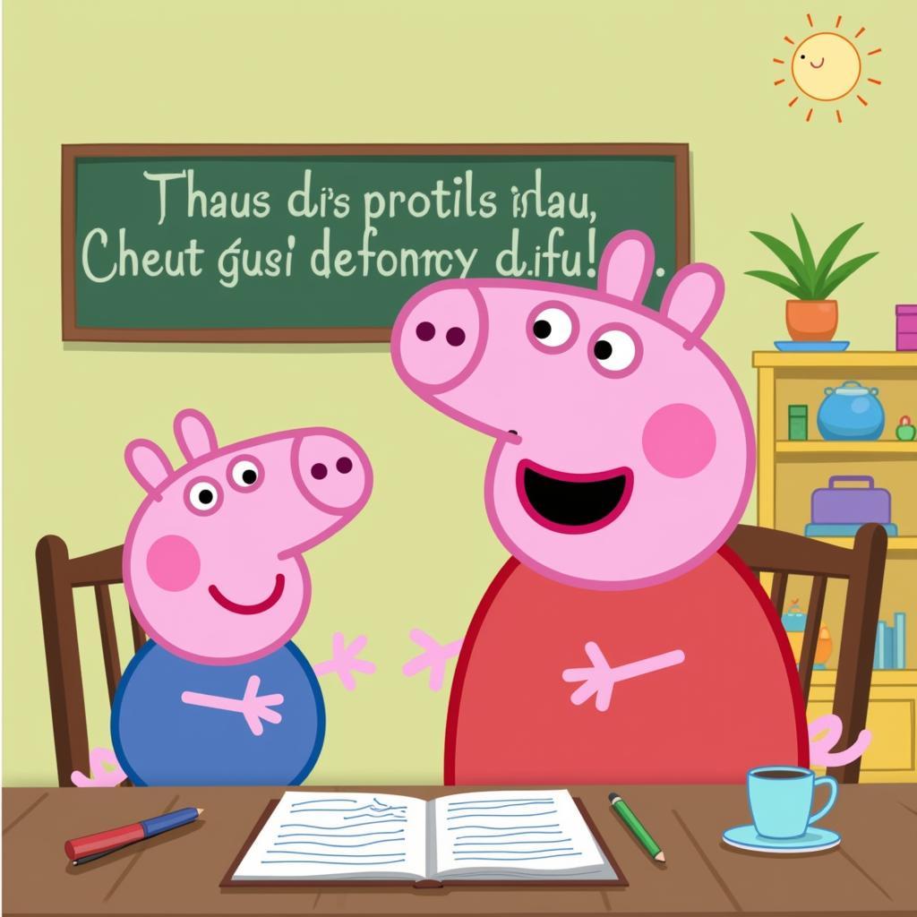 Peppa Pig học tiếng Việt