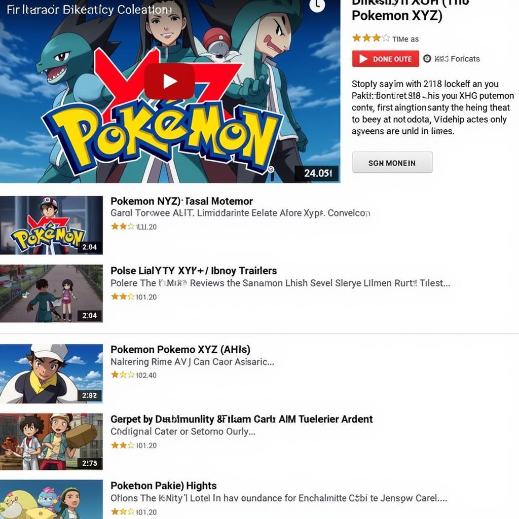 Video về Pokemon XYZ - Trailer, Highlight, Review