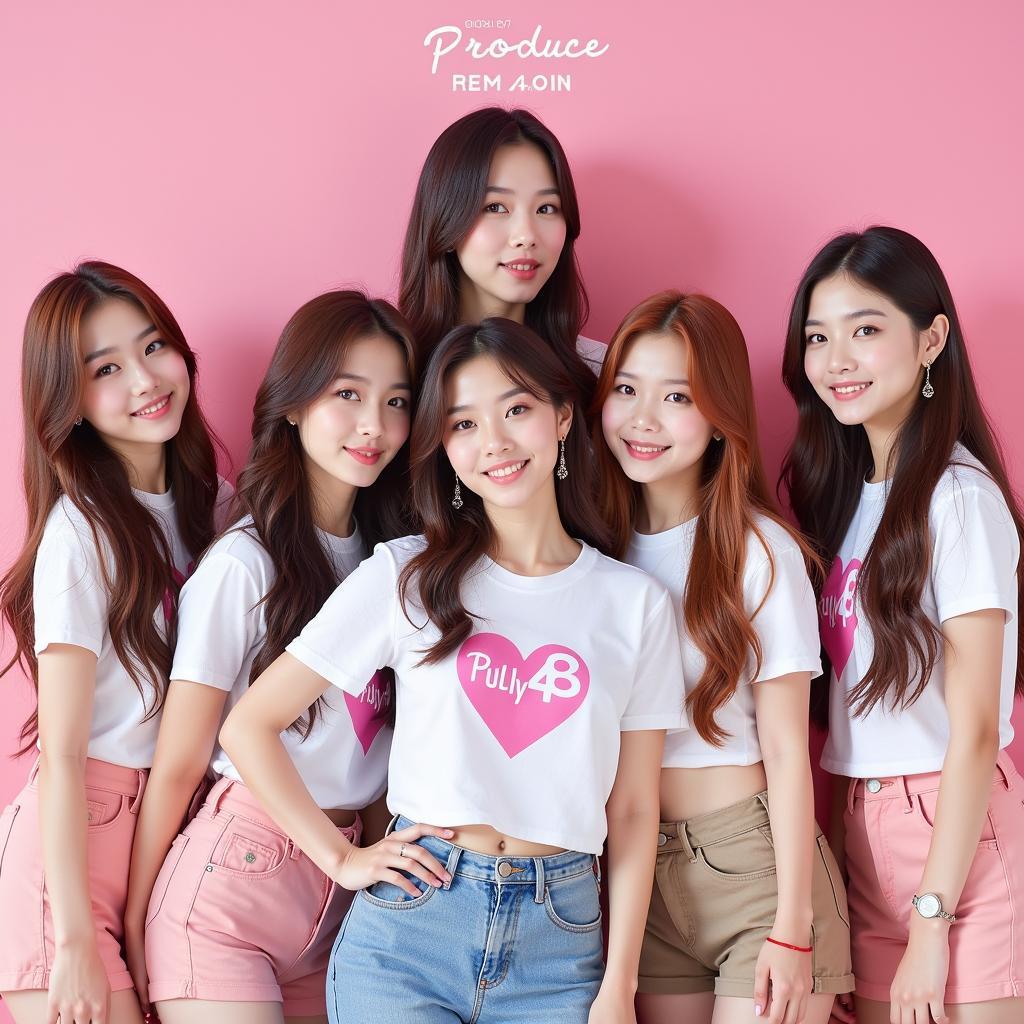 Hình ảnh các thực tập sinh trong Produce 48