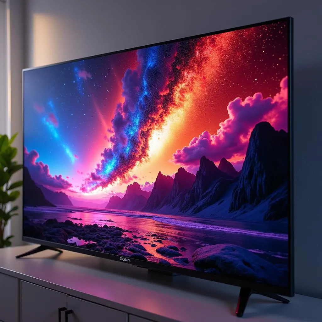 Hình ảnh sắc nét tivi Sony 50 inch 4K