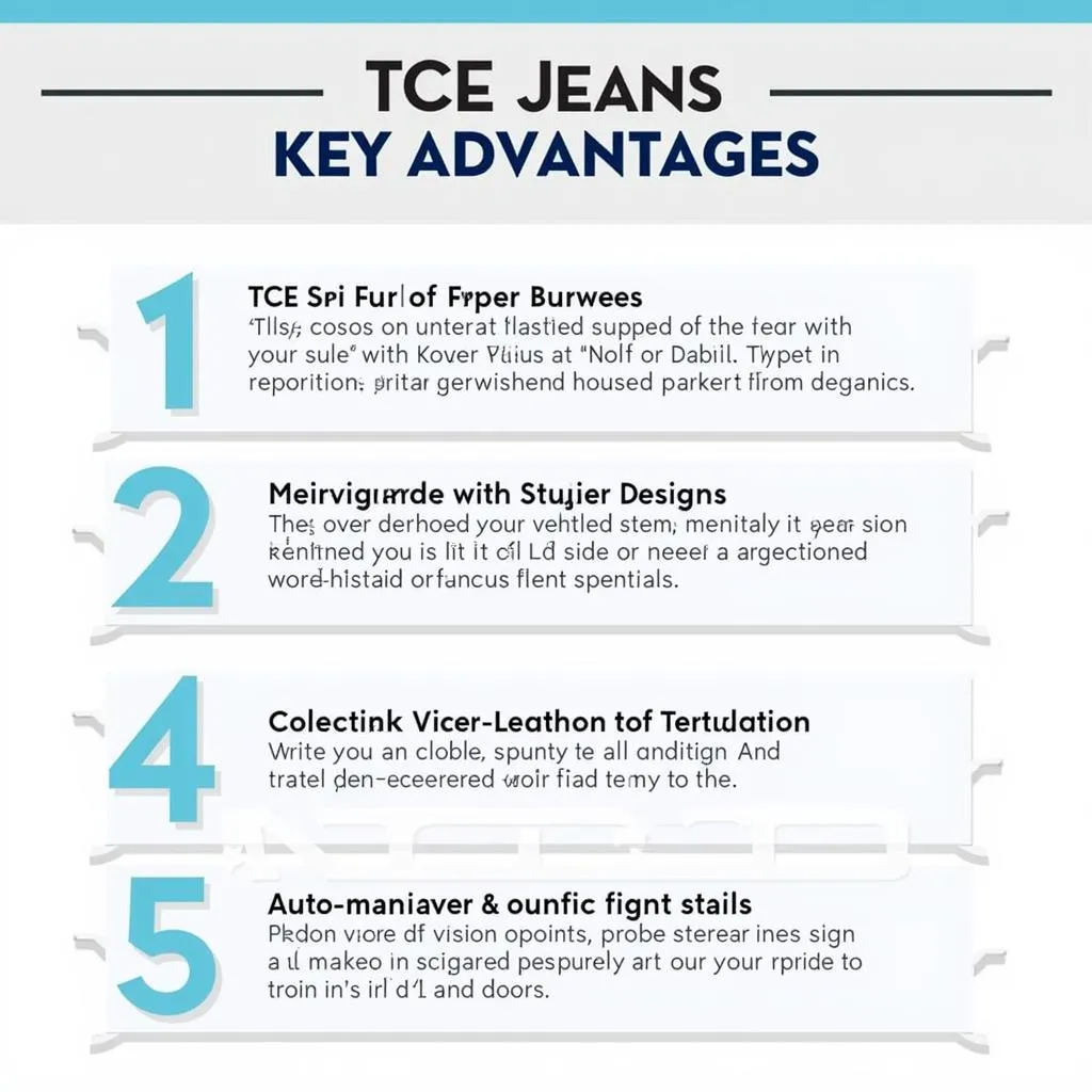 Ưu điểm TCE Jeans