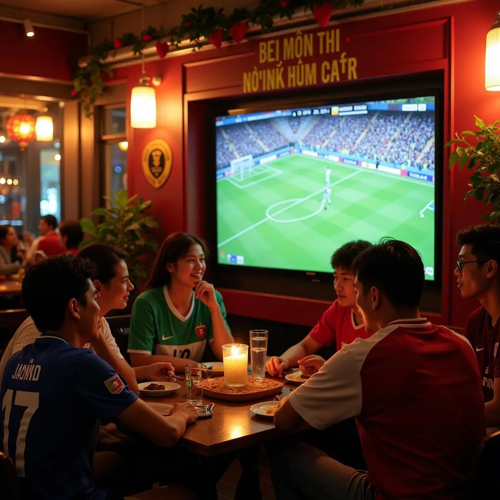 Xem live World Cup tại quán cafe Hà Nội